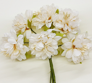 Цветы для декора  (6 шт, 4,5см)