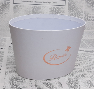 Коробка для цветов  (1 шт , диаметр 14х10 высота см)