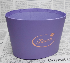 Коробка для цветов  (1 шт , диаметр 14х10 высота см)