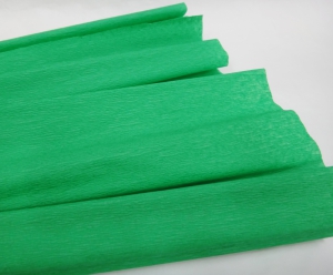 Бумага крепп  (50х200 см)  Цвет зеленый.