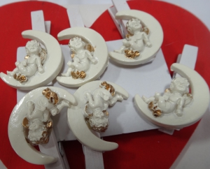 Мини декор наприщепке Ангелочки