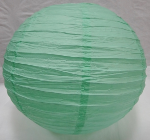 Шар декоративный , салатовомятный , диаметр 40 см.