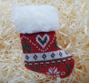 Декор Новогодний сапожок (11х8 см )