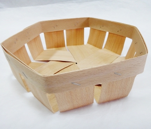  Лукошко из шпона  круглое ( 16х16х6 см )