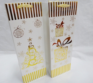 Пакет подарочный новогодний 0016(35х12х10 см)