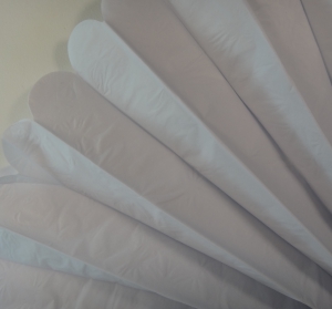 Белый помпон - 40 см