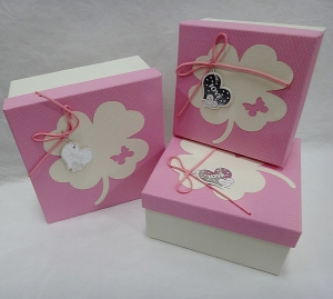 Подарочная коробка 1919-10 комплект 3 шт )