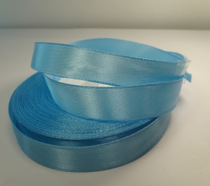Лента атласная 12мм цвет 187 св-голубой .
