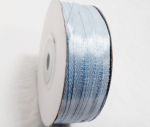 Лента атласная 3 мм ( 91метр )цв. голубой светлый №178