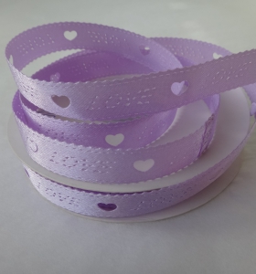 Лента атласная с перфорацией и ажурным краем , (1,2 см , 23 метра)