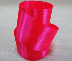 Лента атласная 50 мм (цв. 14 яркорозовый  , 23 метра )