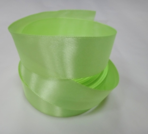 Лента атласная 25 мм(цв 81 салатный 23 метра )