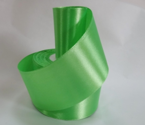 Лента атласная 50 мм (цв.52  салатовый, 23 метра )