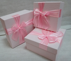 Подарочная коробка 2411 комплект 3 шт )