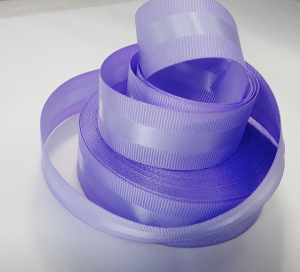 Лента репсоваяc атласной вставкой, двухсторонняя 2,5 см ( 18 м )