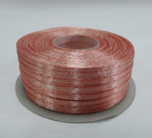 Лента атласная 3 мм ( 91метр )цв.146  терракотовый светлый