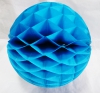 Шар декоративный , соты , темноголубой, диаметр 30 см.