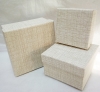 Подарочная коробка 125-135( комплект 3 шт )цв молочный